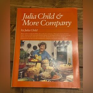 JULIA CHILD & MORE COMPANY VINTAGE 1979 SOFTCOVER COOKBOOK  MENUS RECIPES